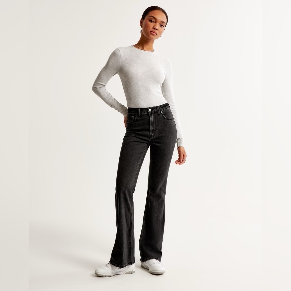 Abercrombie and fitch High Rise Vintage Flare Jean